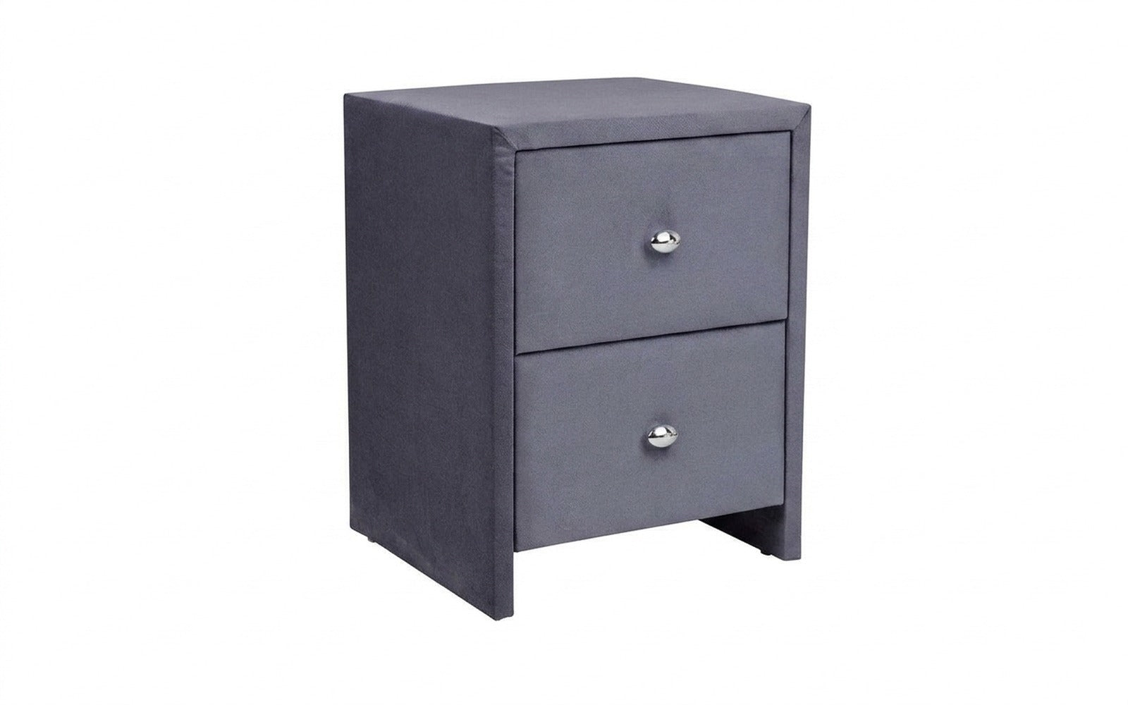 Hanna nightstand in Velutto 32 fabric, product photo on white background