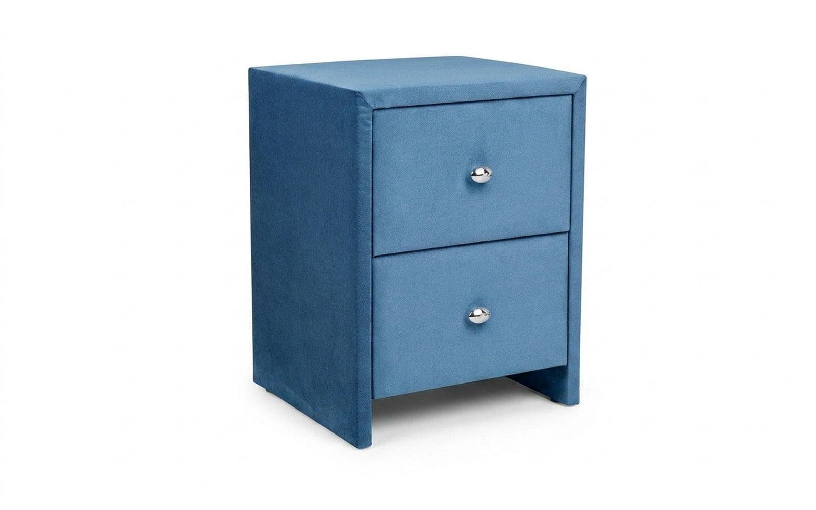 Hanna nightstand in Velutto 47 fabric, product photo on white background