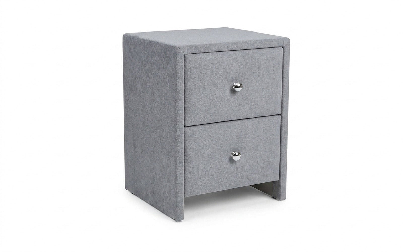 Hanna nightstand in Velutto 52 fabric, product photo on white background
