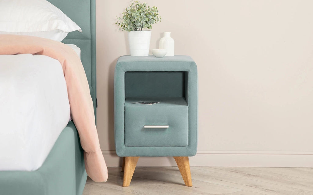 Leda nightstand in a bedroom interior, view 3