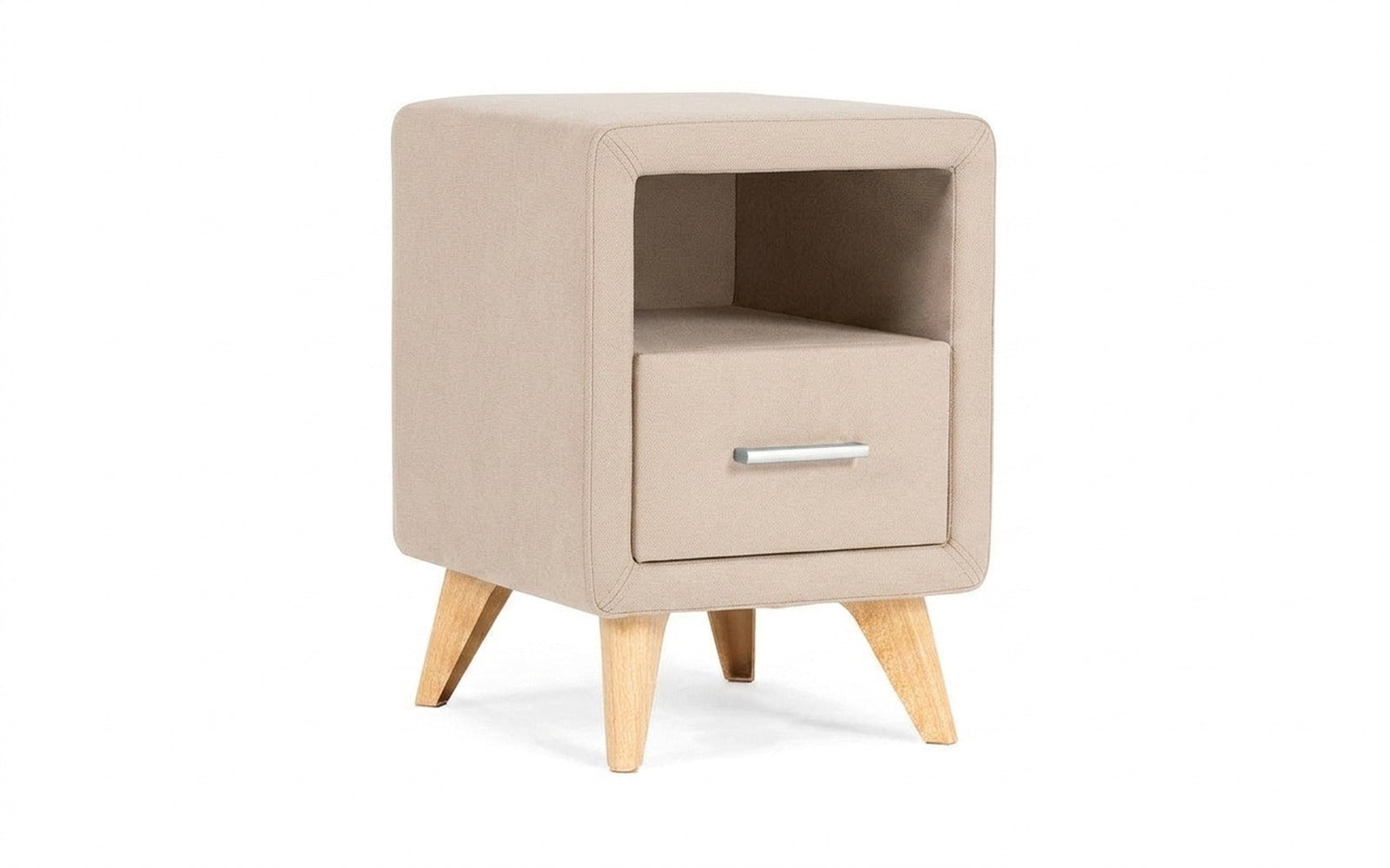Leda nightstand in Balance 130 fabric, product photo on white background
