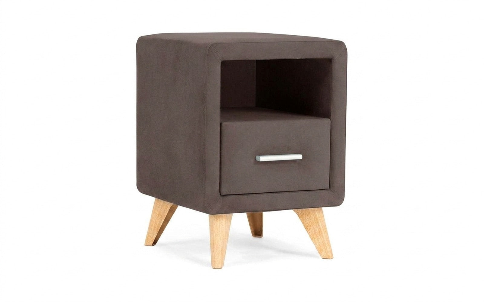 Leda nightstand in Balance 235 fabric, product photo on white background