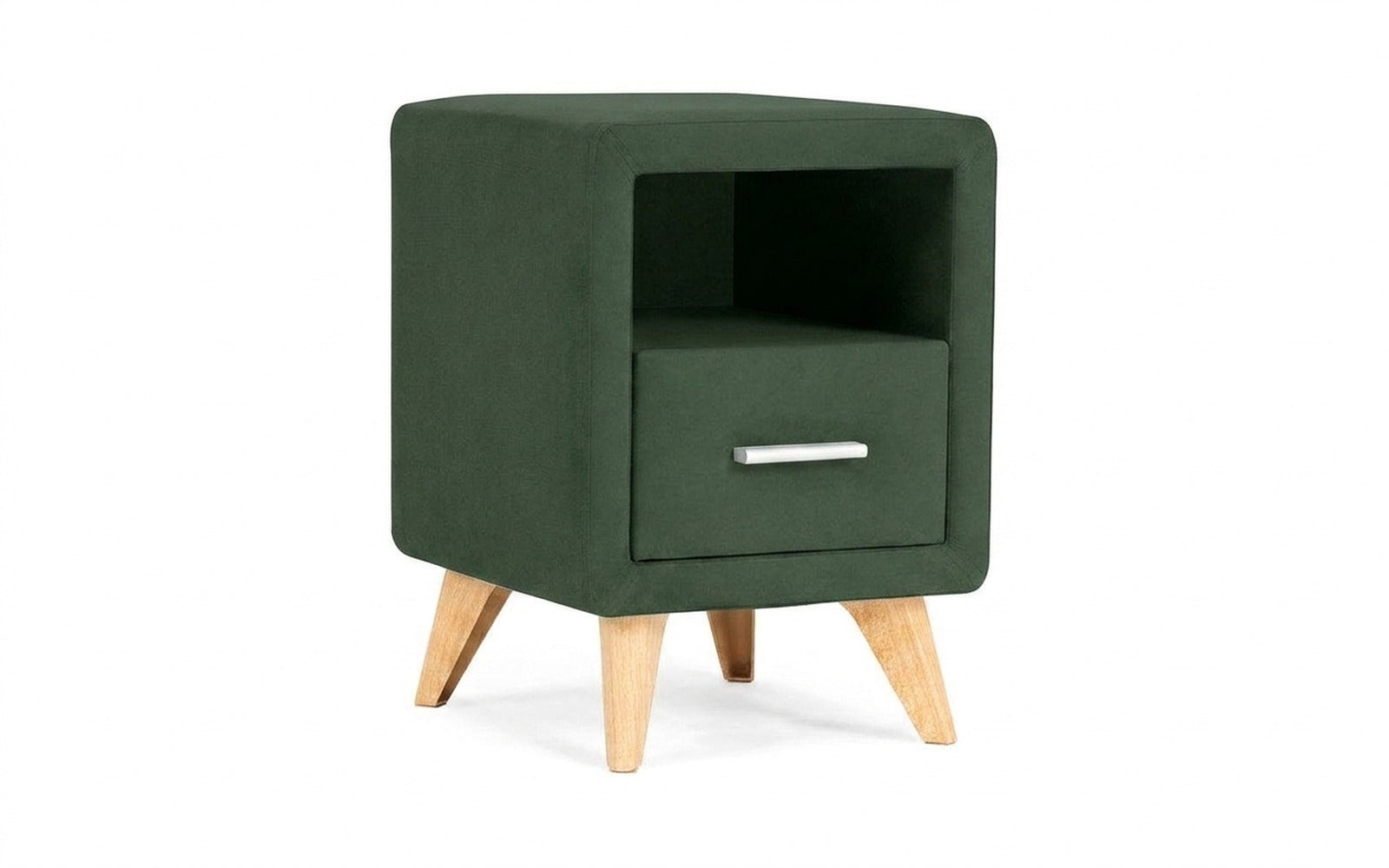 Leda nightstand in Casanova Grass fabric, product photo on white background