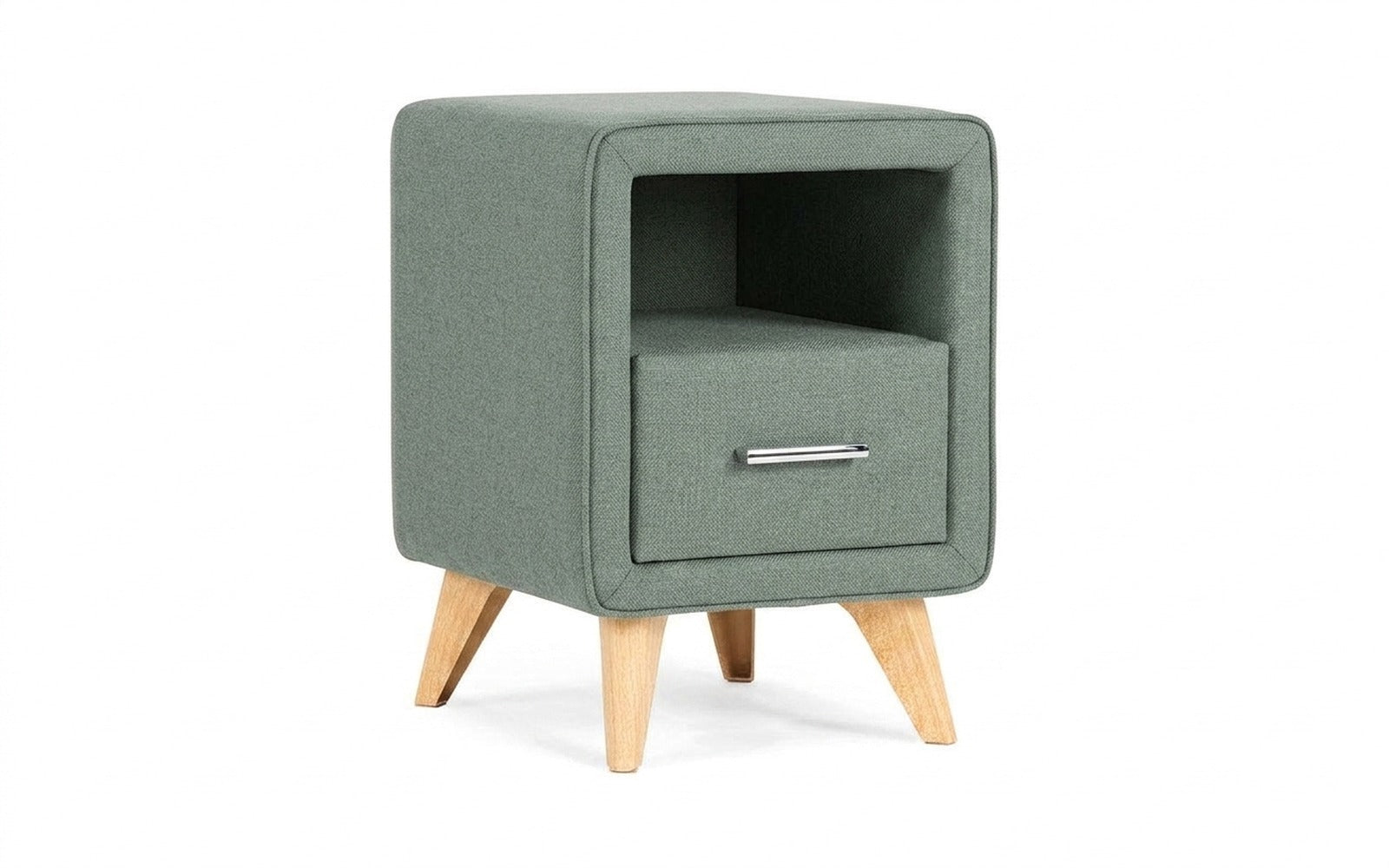Leda nightstand in Forte 15 fabric, product photo on white background