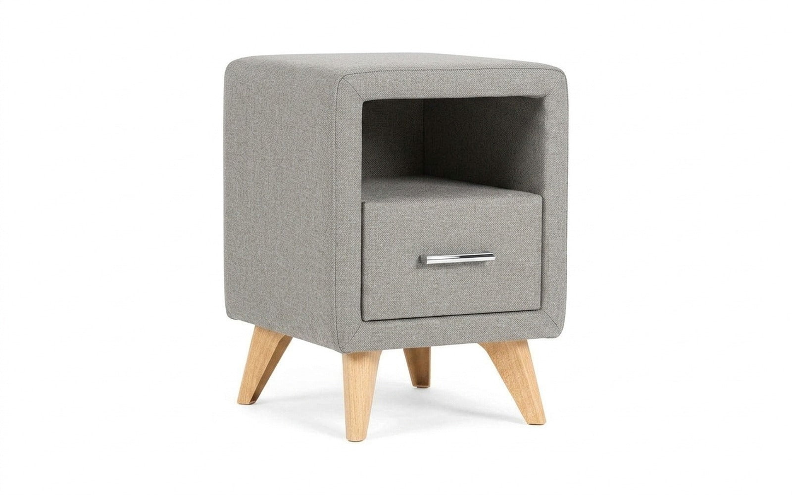 Leda nightstand in Forte 16 fabric, product photo on white background