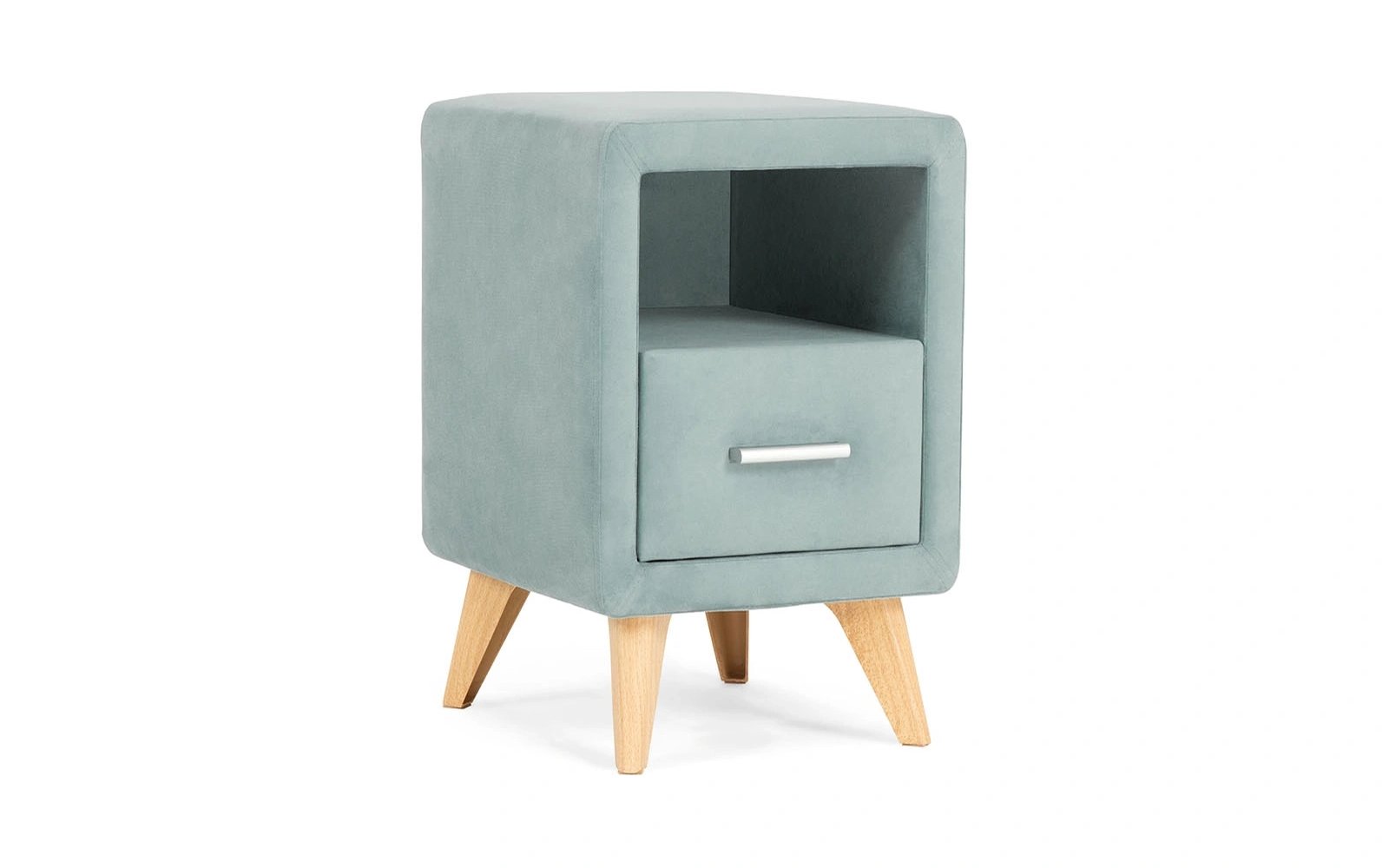 Leda nightstand, product photo on white background, view 2