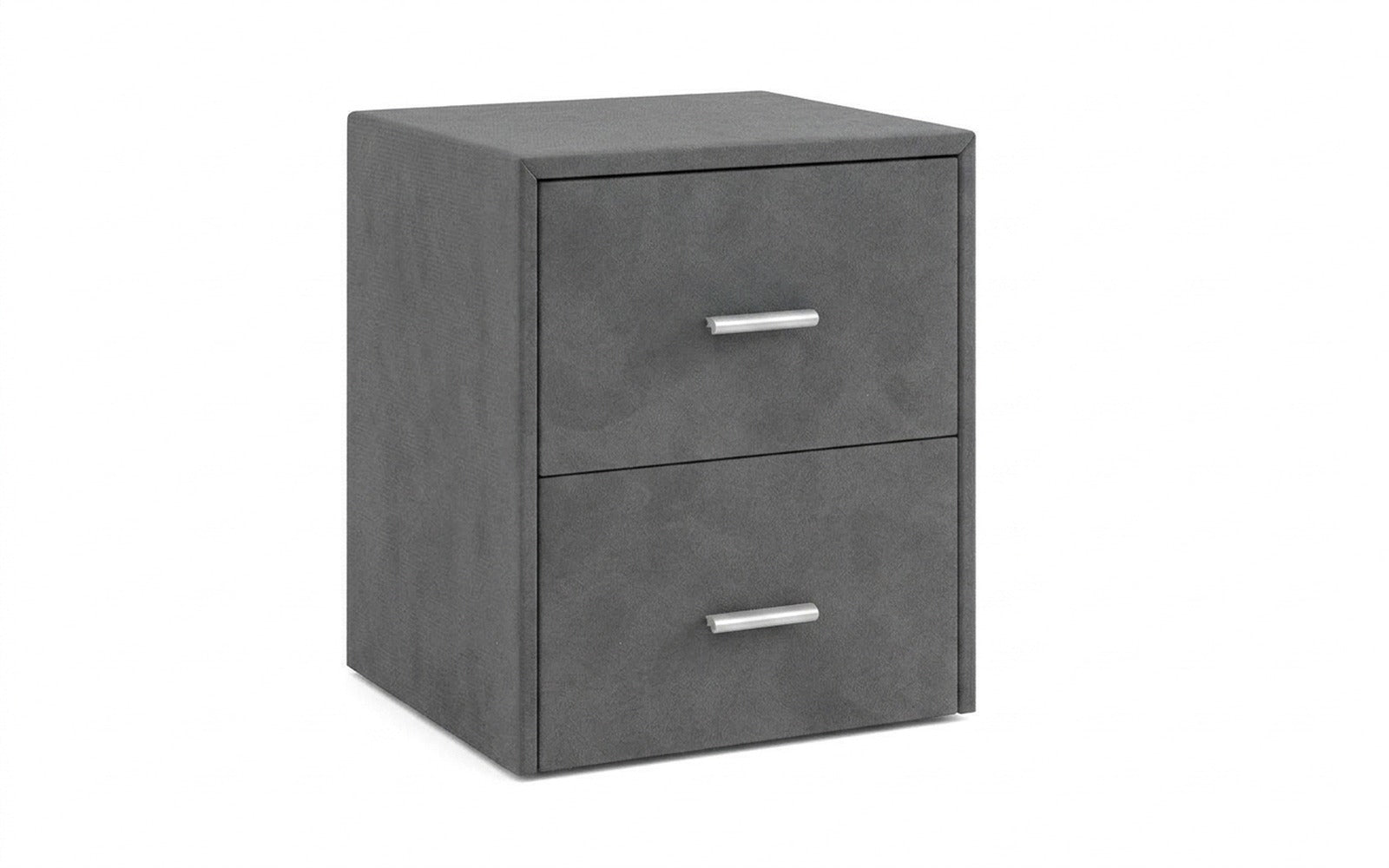 Magda nightstand in Dumont 26 fabric, product photo on white background