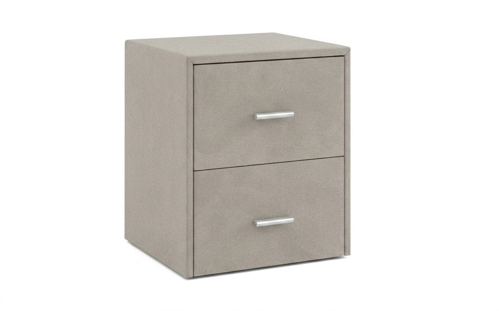 Magda nightstand in Forte 03 fabric, product photo on white background