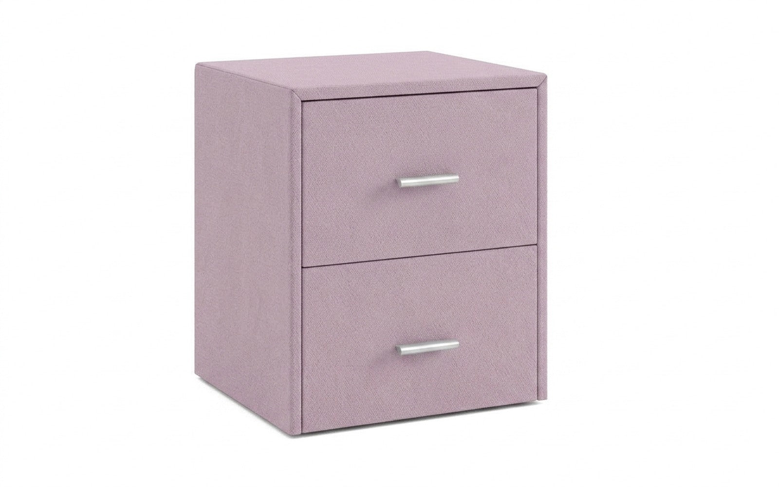 Magda nightstand in Royal I Lavanda fabric, product photo on white background