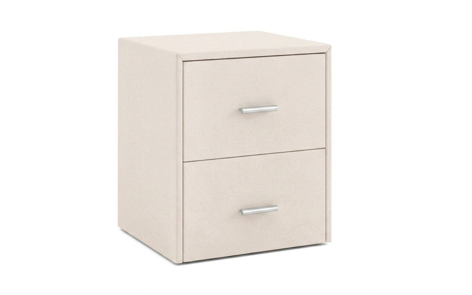 Magda nightstand in Royal I Plombir fabric, product photo on white background