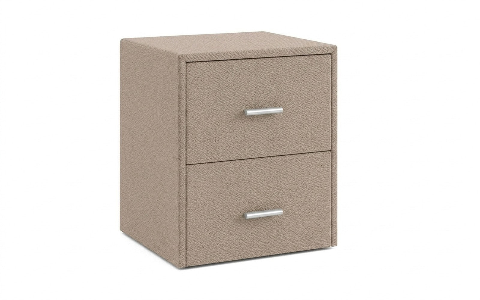 Magda nightstand in Royal I Sandy fabric, product photo on white background