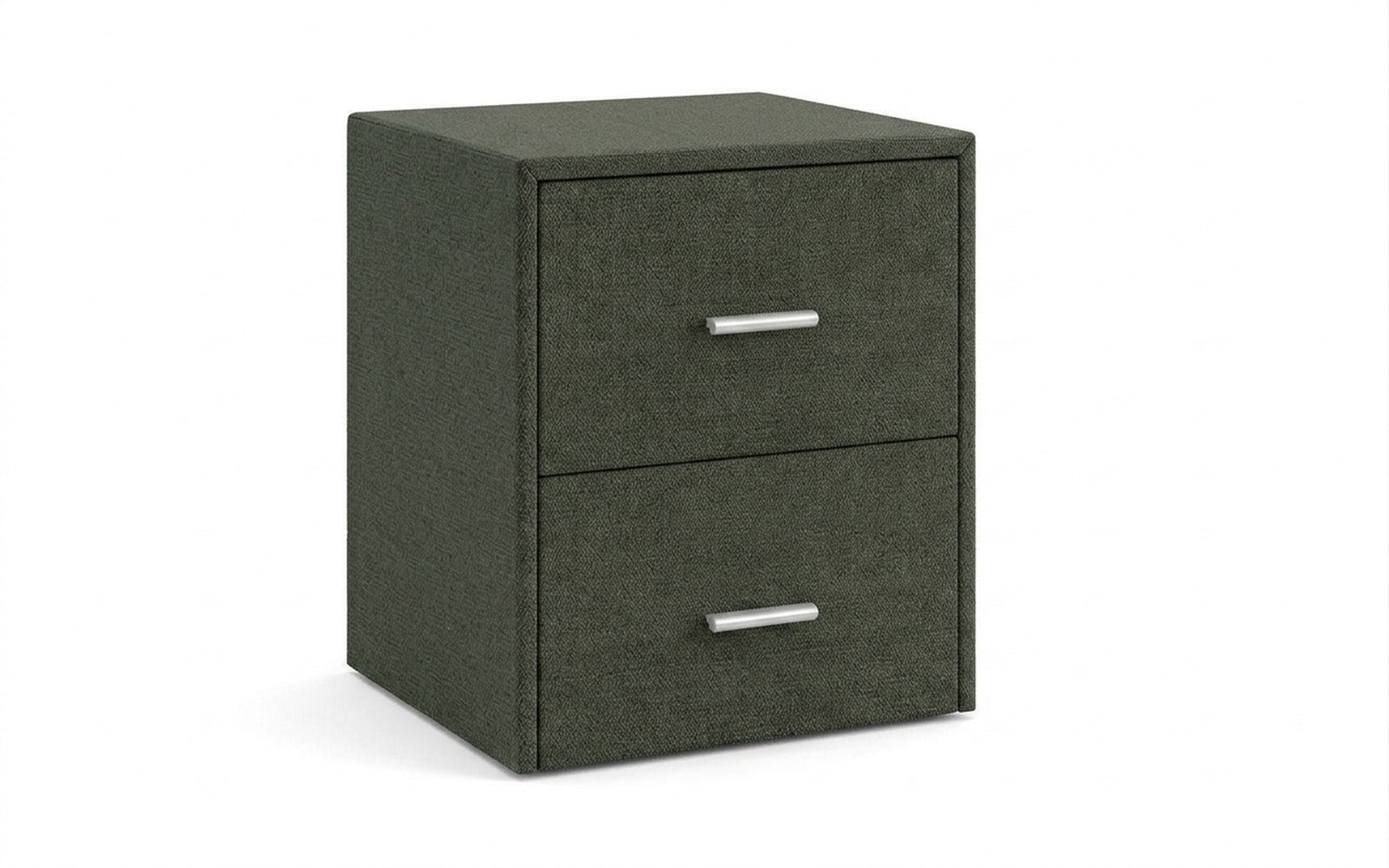Magda nightstand in Royal I Sherwood fabric, product photo on white background