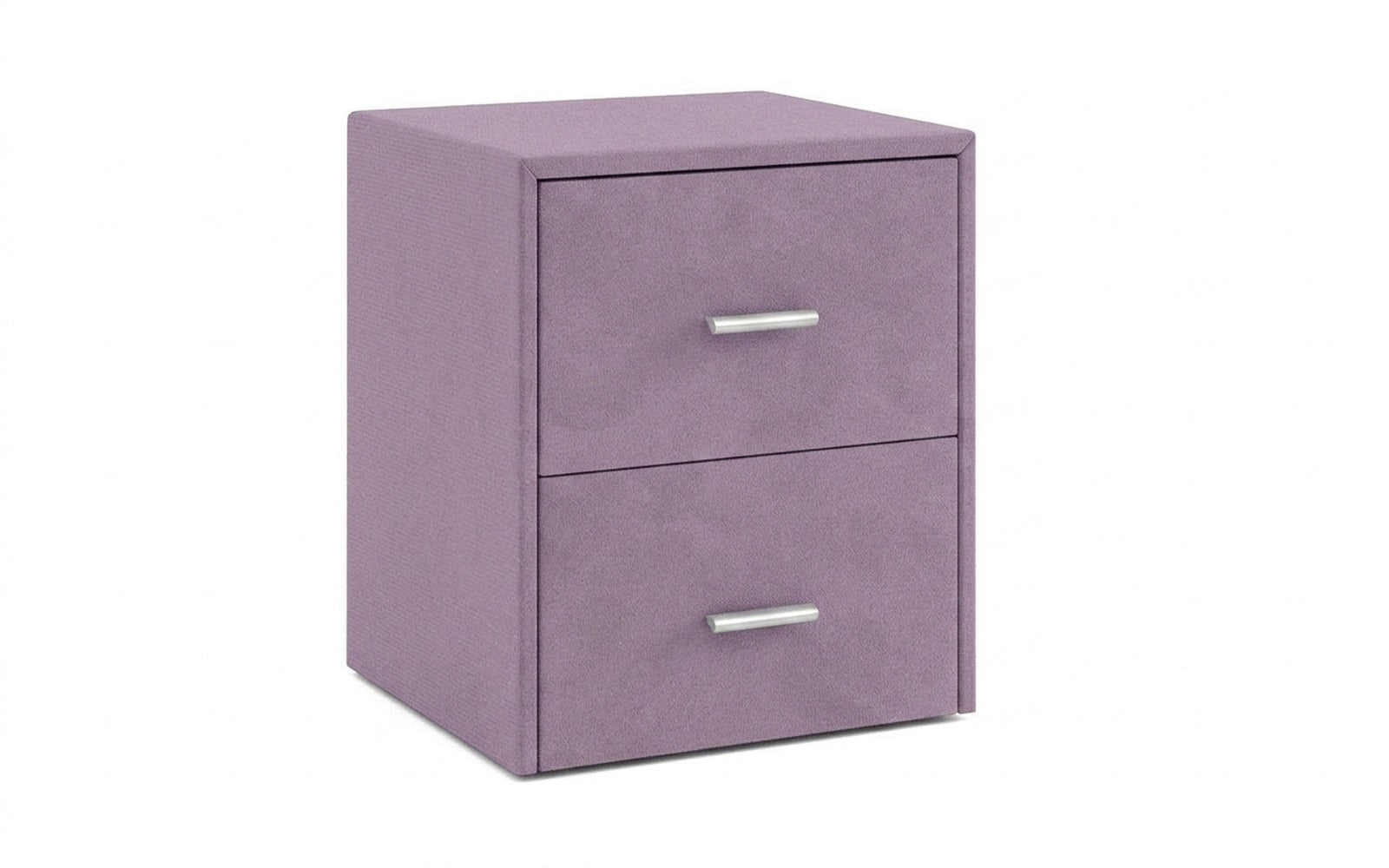 Magda nightstand in Velutto 11 fabric, product photo on white background