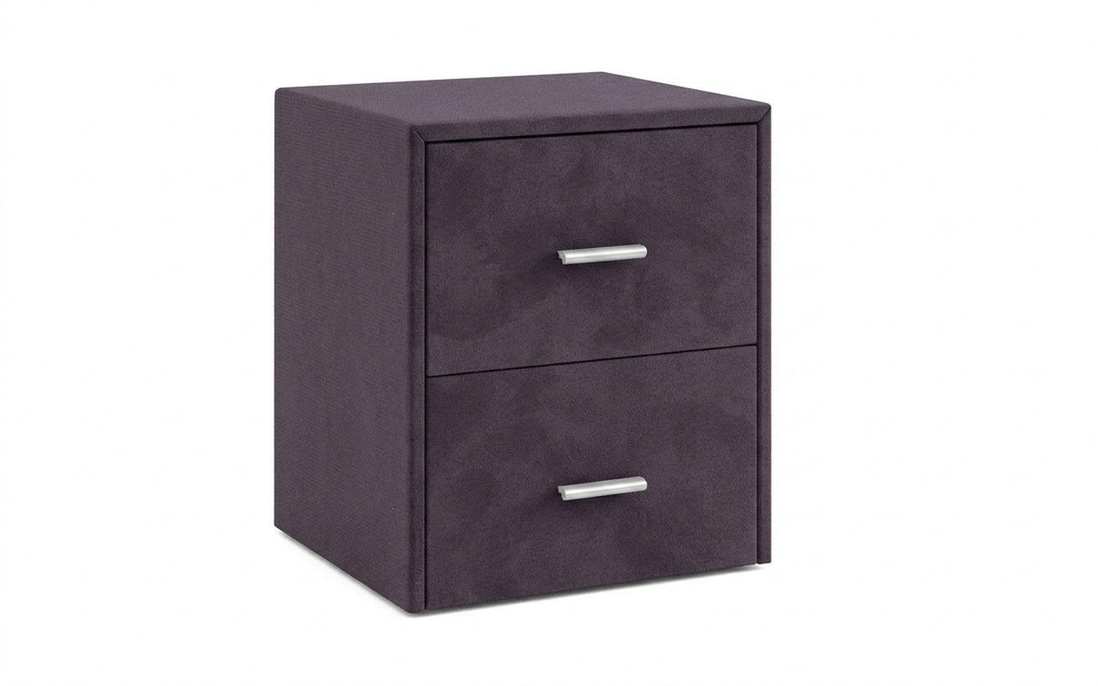 Magda nightstand in Velutto 19 fabric, product photo on white background