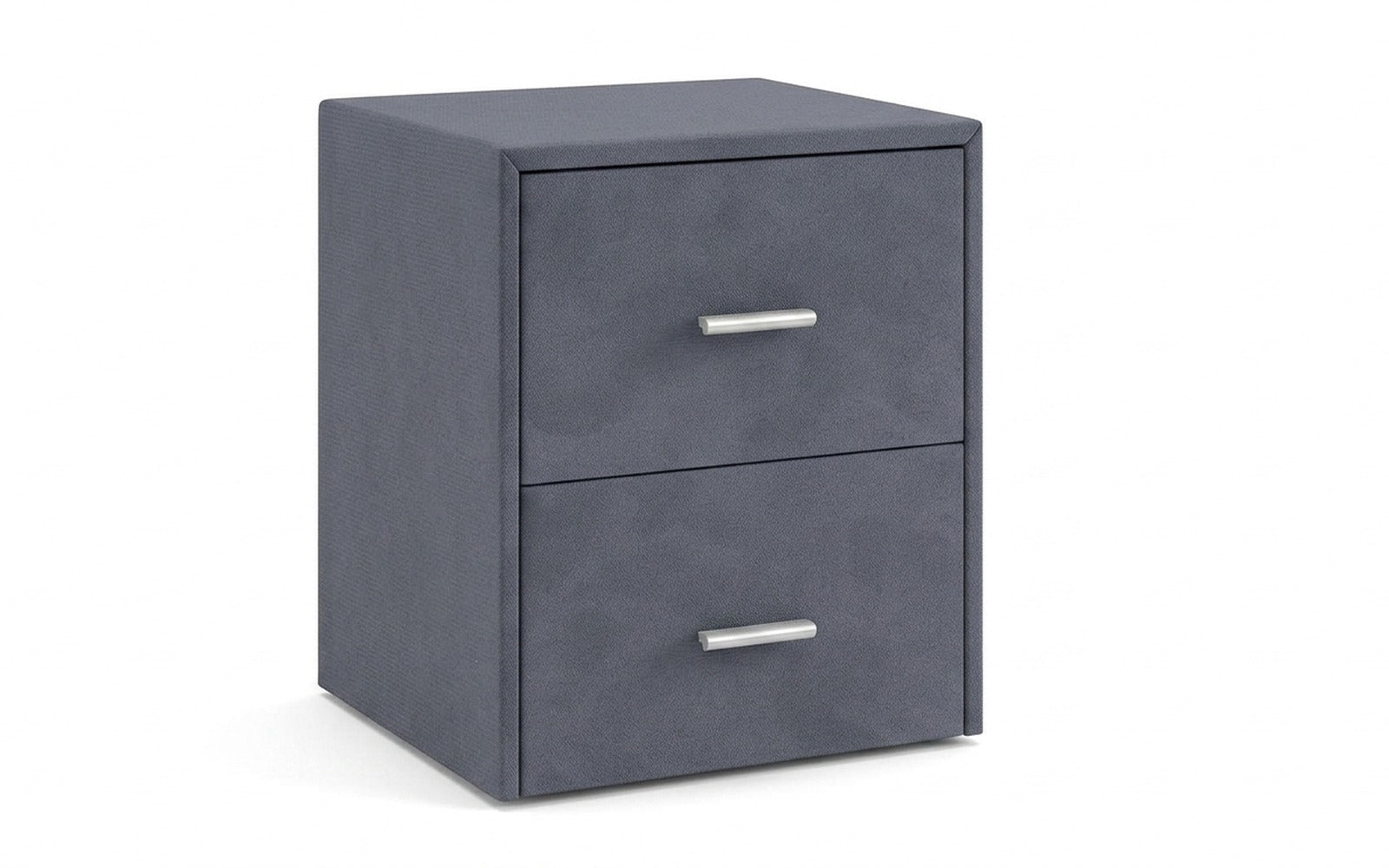Magda nightstand in Velutto 32 fabric, product photo on white background