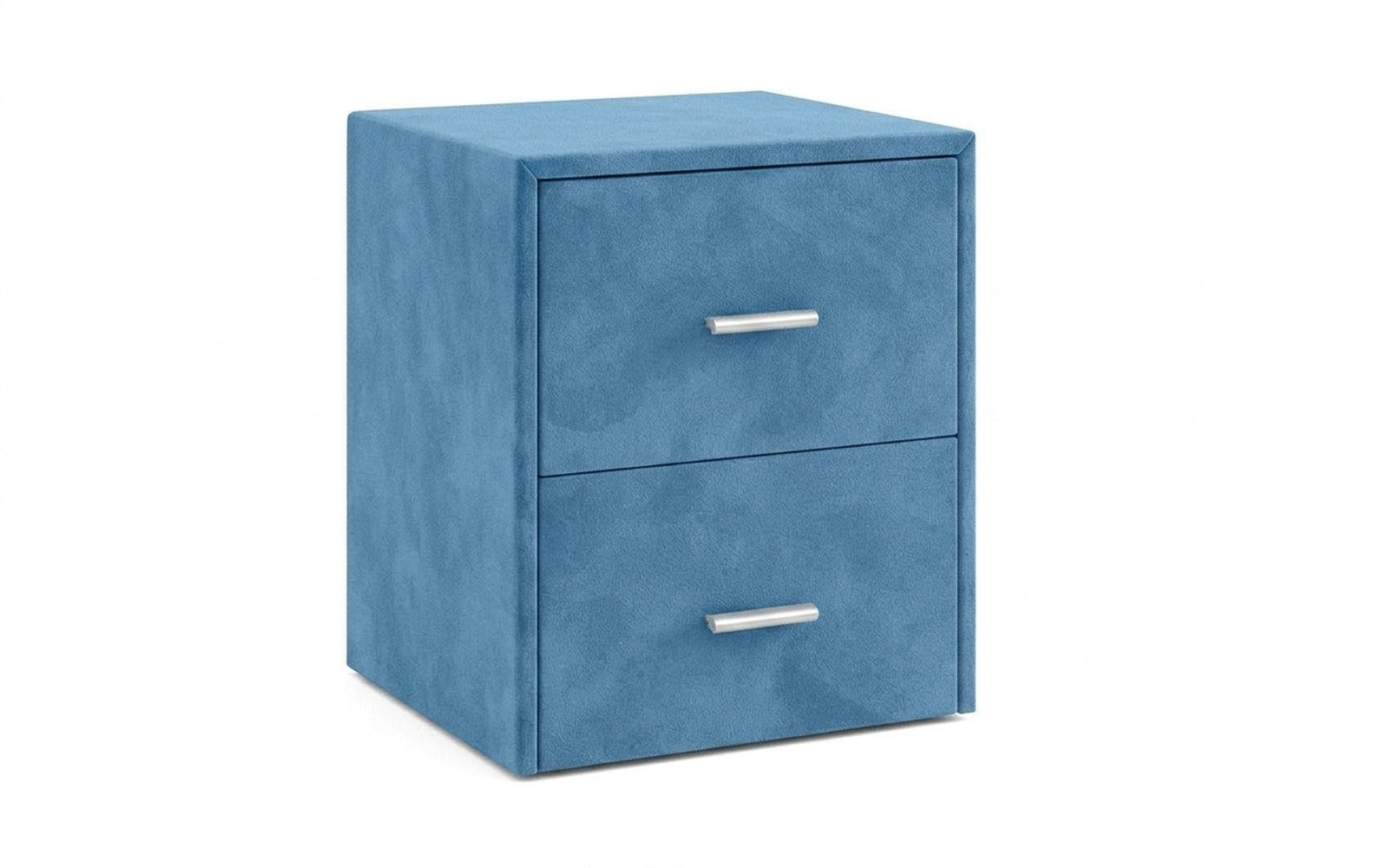 Magda nightstand in Velutto 47 fabric, product photo on white background