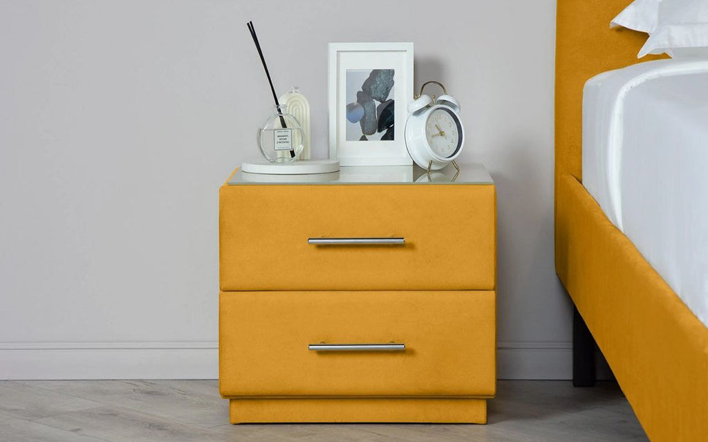 Marco nightstand in a bedroom interior, view 3