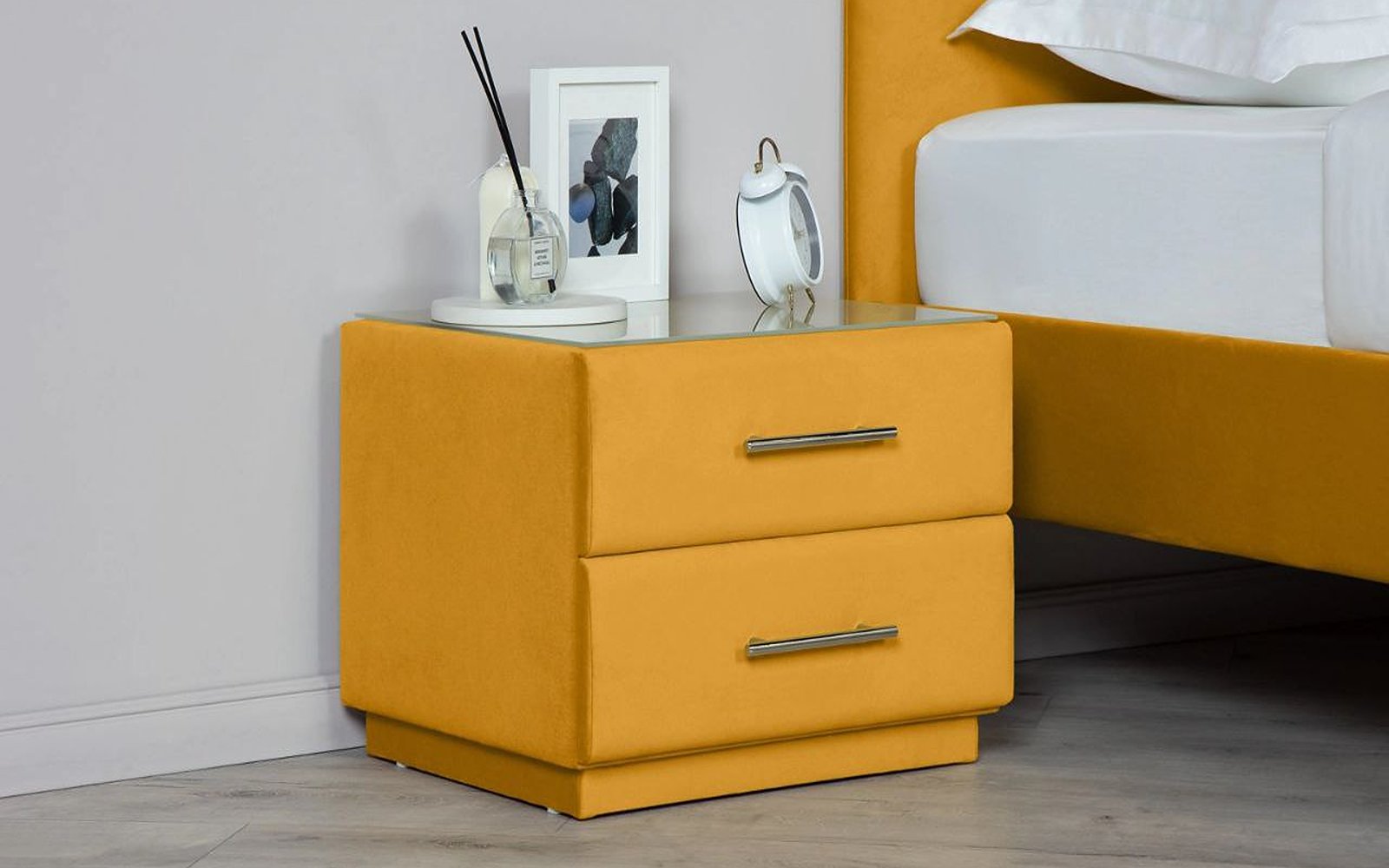 Marco nightstand in a bedroom interior, view 4