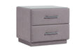 Marco nightstand in Aura 03 fabric, product photo on white background
