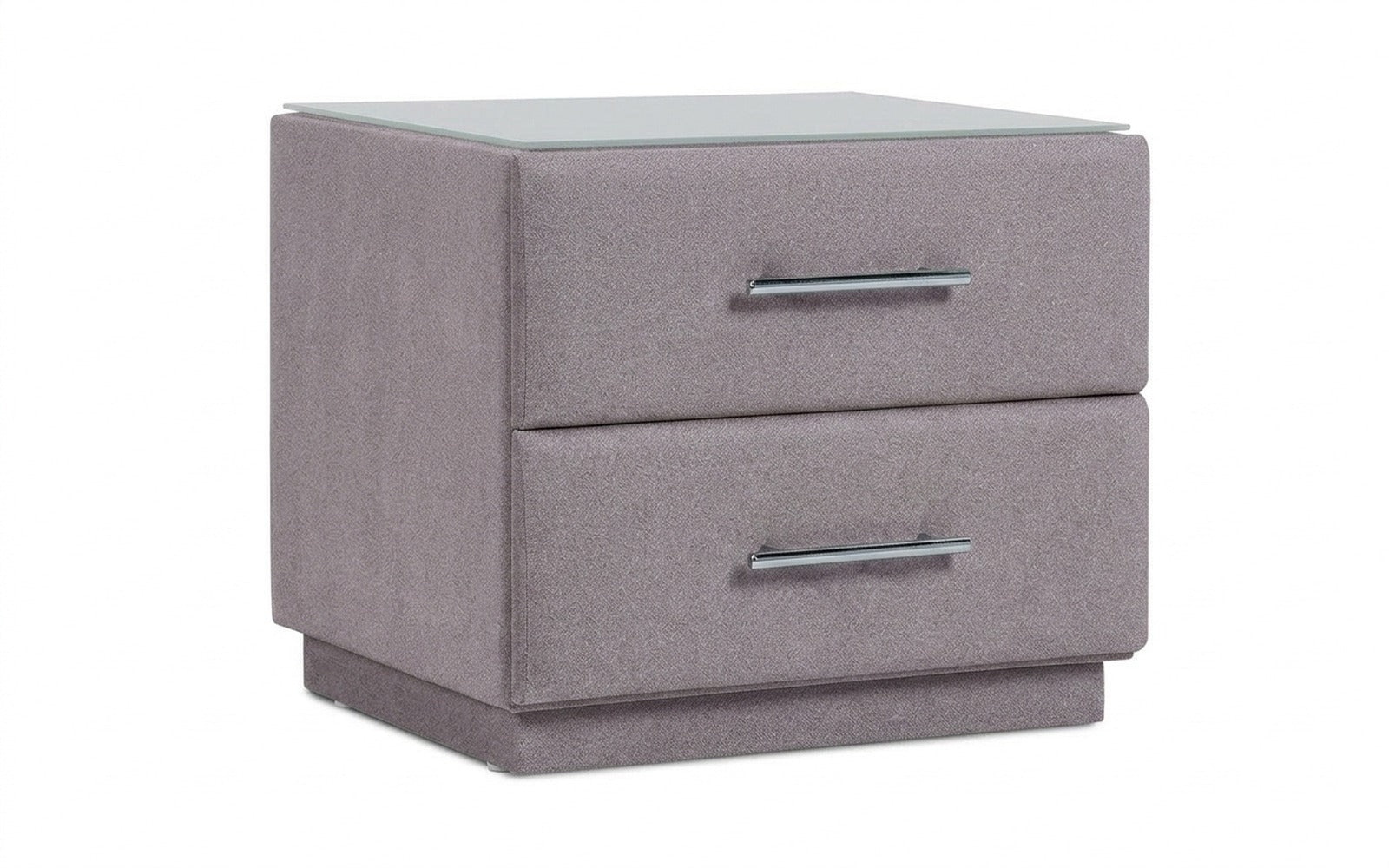 Marco nightstand in Aura 03 fabric, product photo on white background