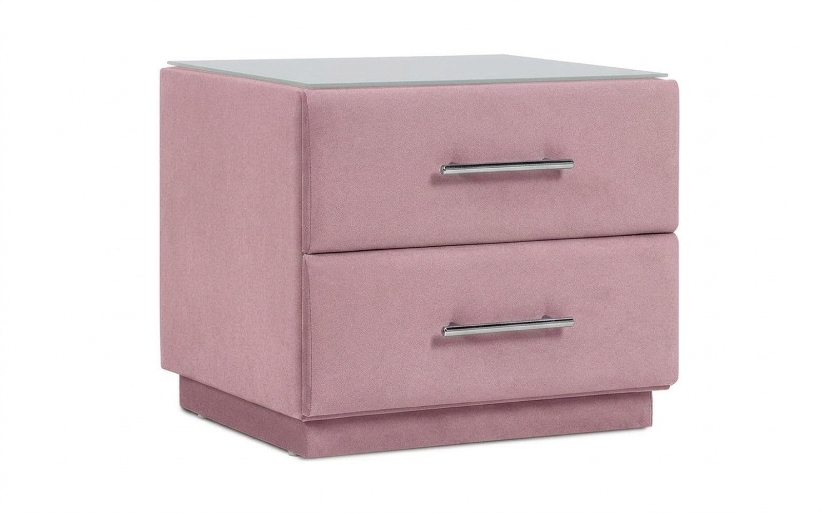 Marco nightstand in Aura 06 fabric, product photo on white background