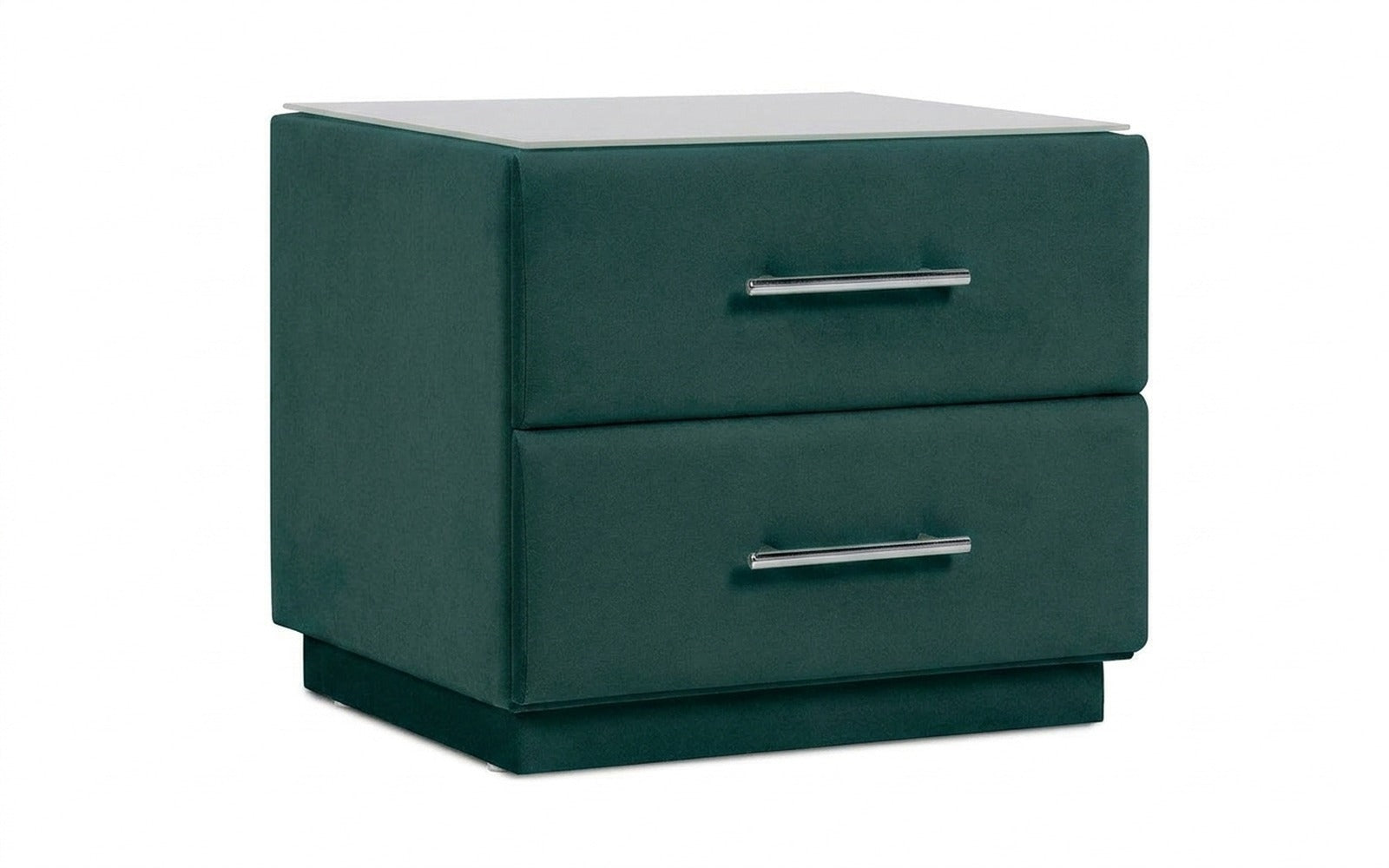 Marco nightstand in Aura 09 fabric, product photo on white background