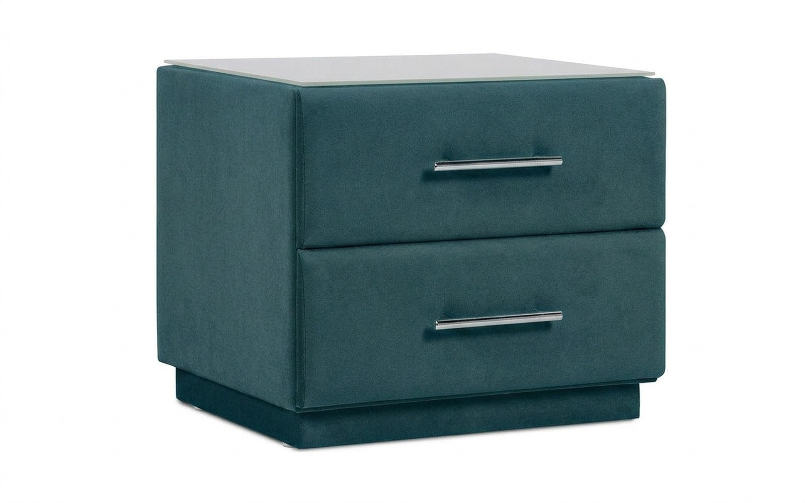 Marco nightstand in Casanova Seawave fabric, product photo on white background