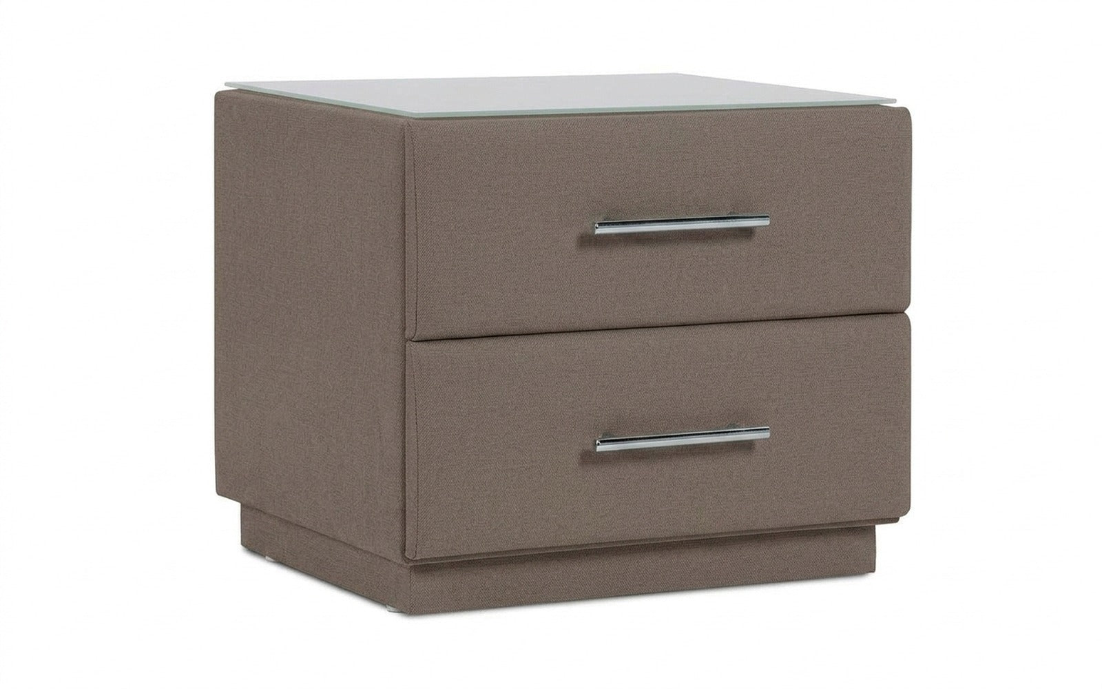 Marco nightstand in Dumont 08 fabric, product photo on white background
