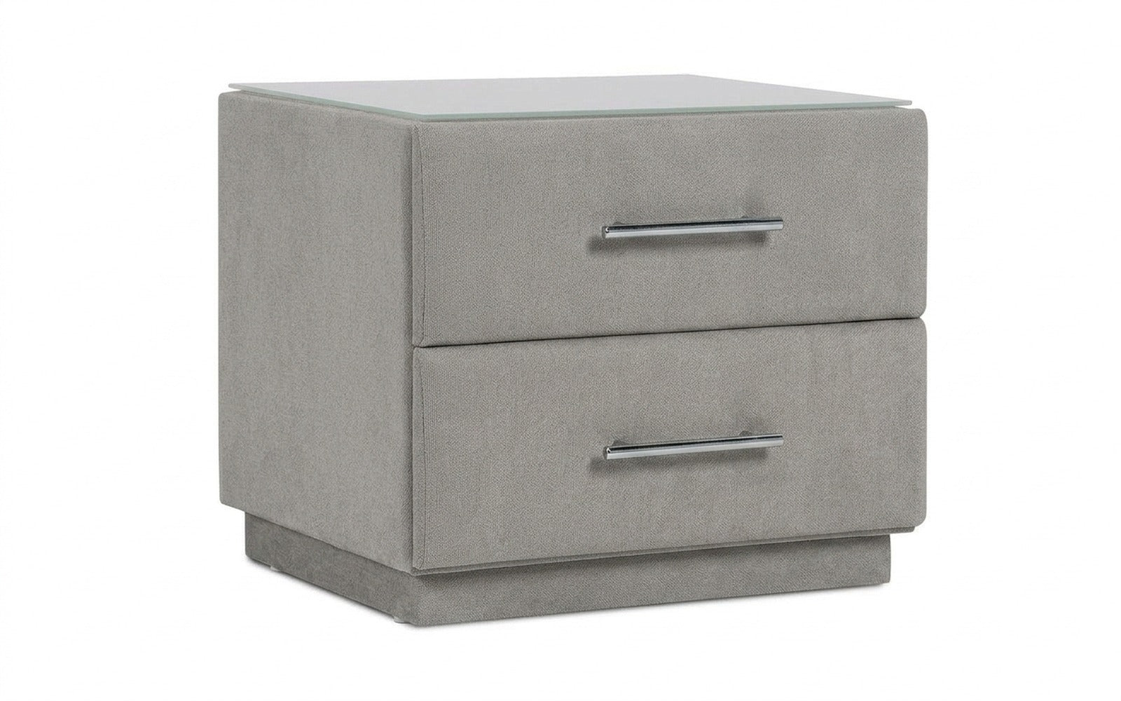 Marco nightstand in Dumont 24 fabric, product photo on white background