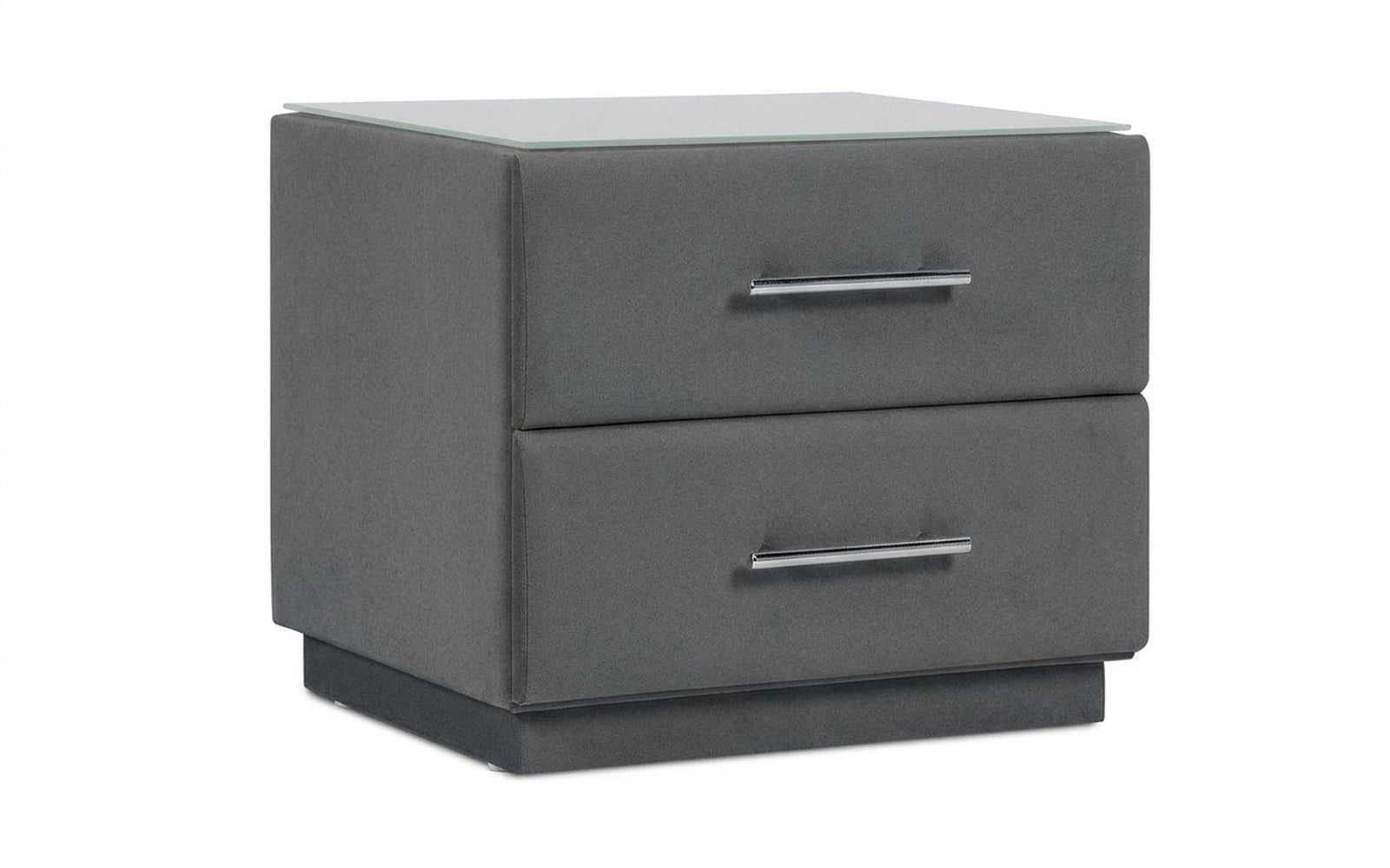 Marco nightstand in Dumont 26 fabric, product photo on white background