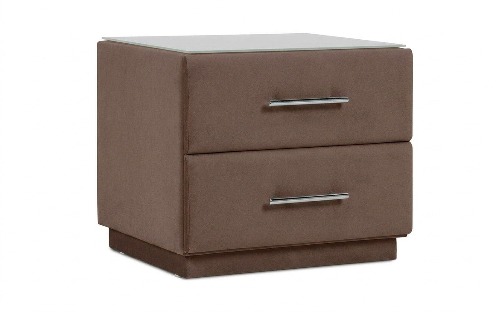 Marco nightstand in Dumont 31 fabric, product photo on white background