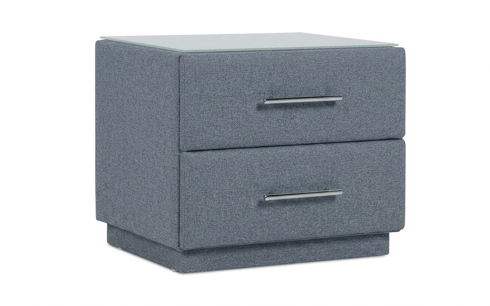 Marco nightstand in Dumont 32 fabric, product photo on white background