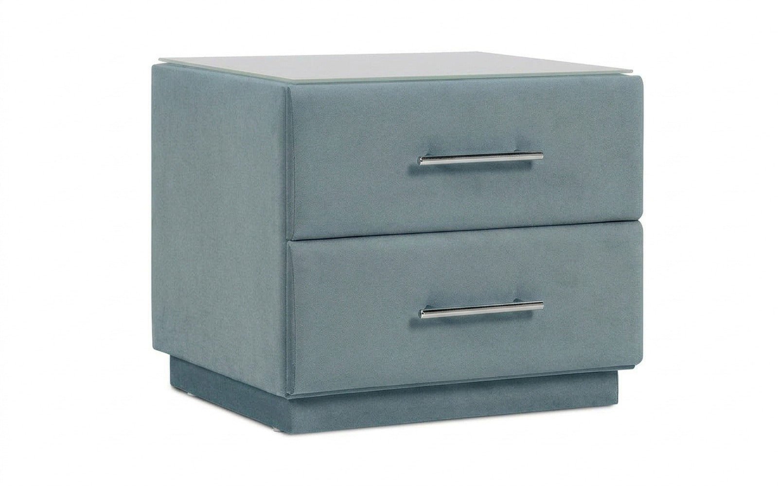 Marco nightstand in Royal I Capri fabric, product photo on white background