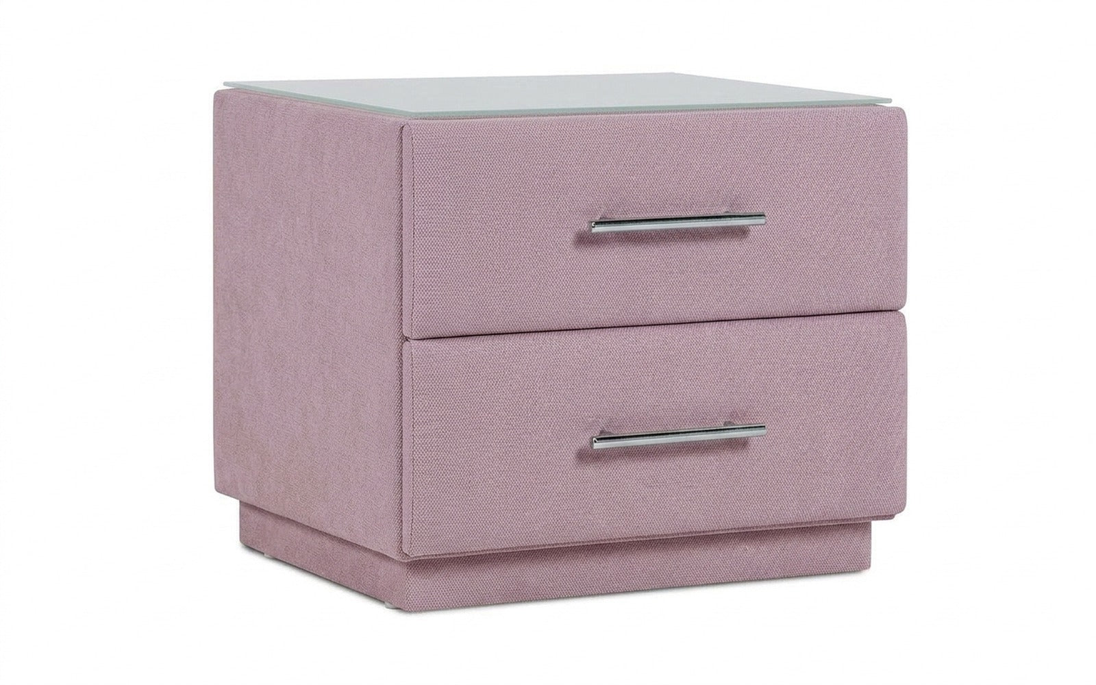 Marco nightstand in Royal I Lavanda fabric, product photo on white background