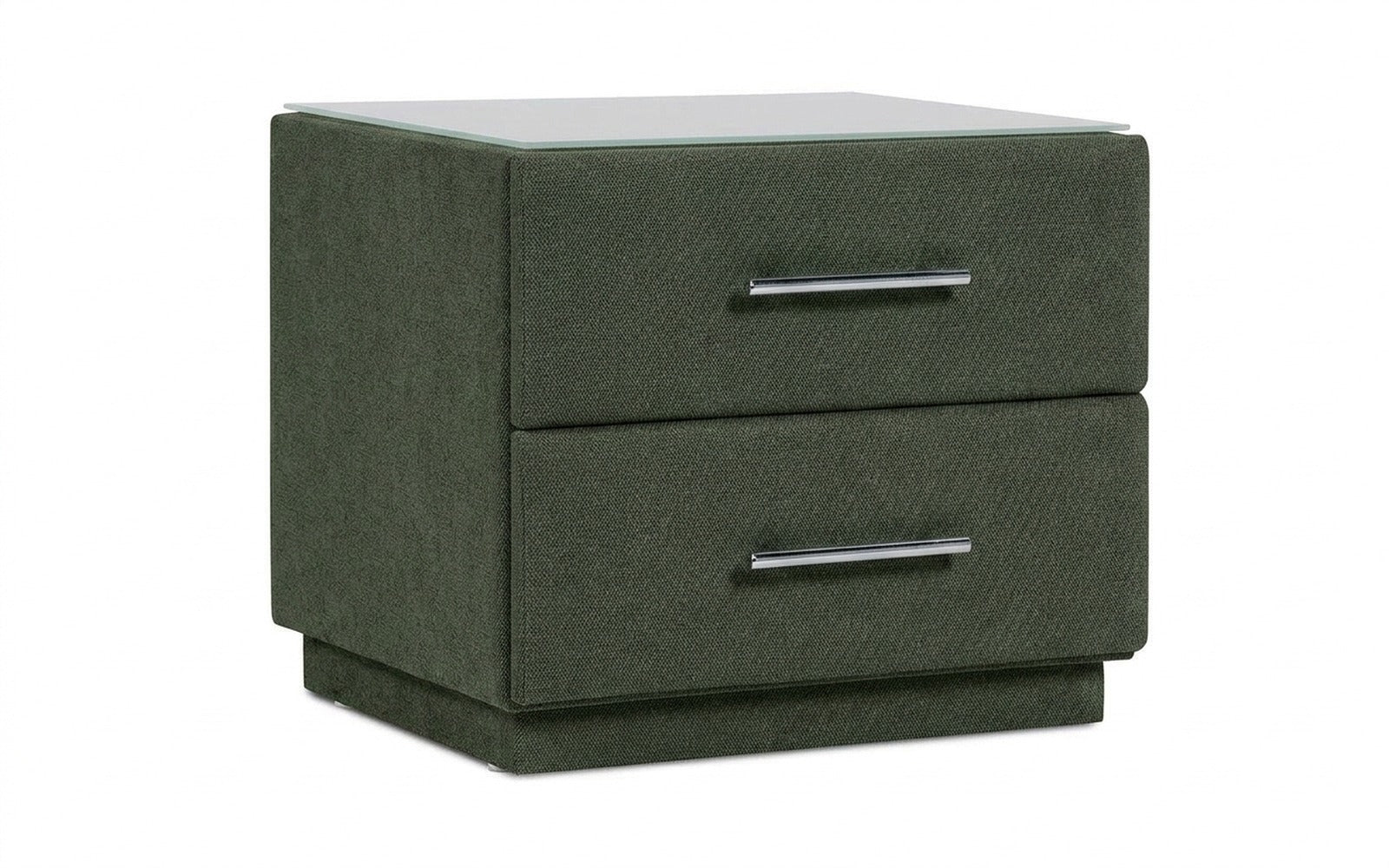 Marco nightstand in Royal I Sherwood fabric, product photo on white background