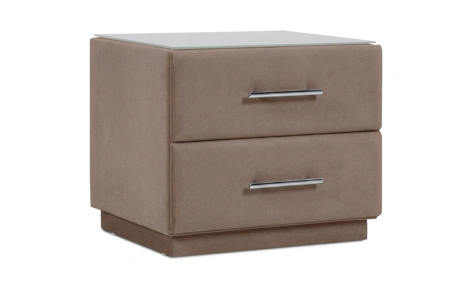 Marco nightstand in Shammy Matte fabric, product photo on white background