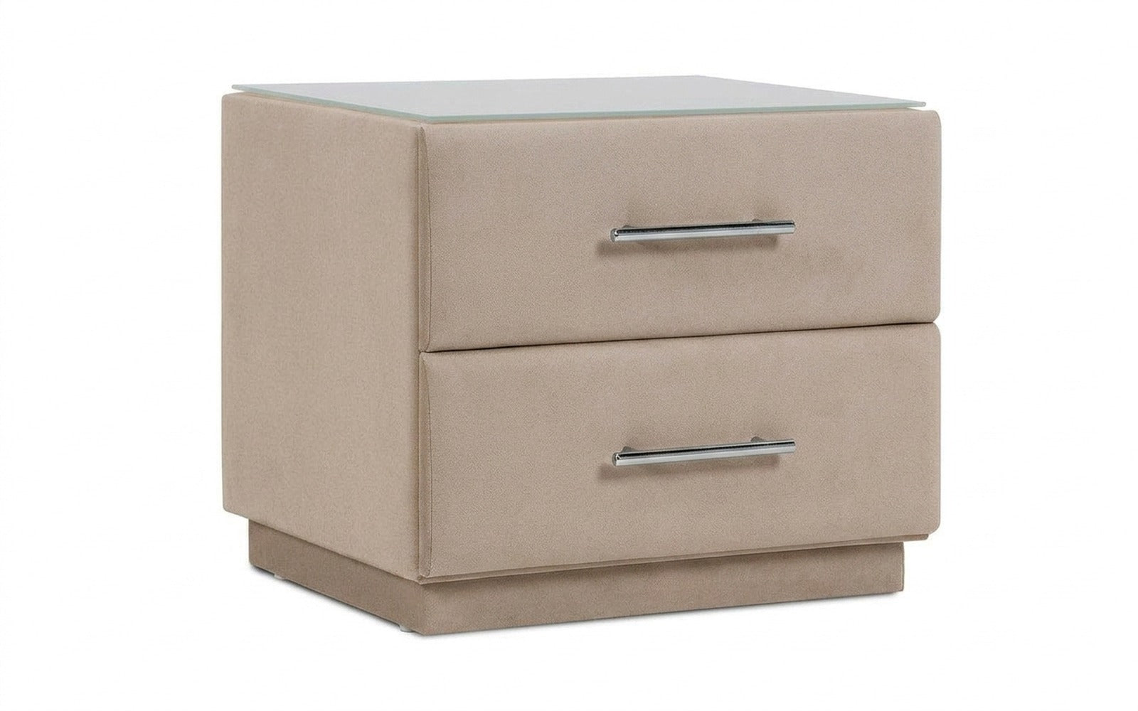 Marco nightstand in Shammy Sunrise fabric, product photo on white background
