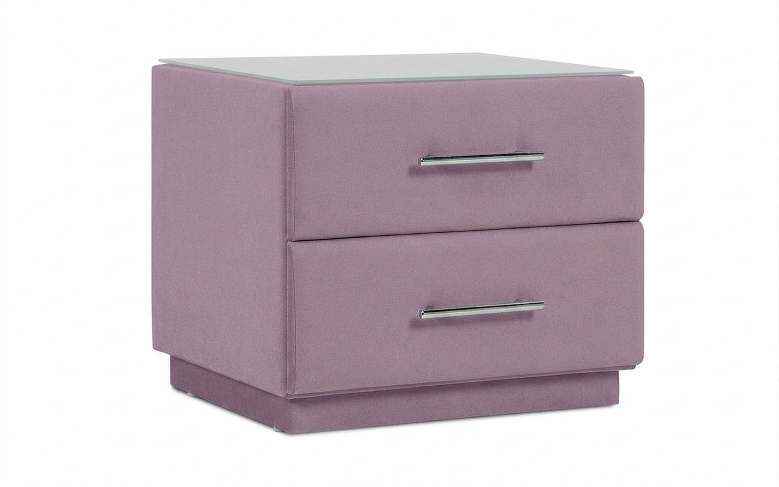 Marco nightstand in Velutto 11 fabric, product photo on white background