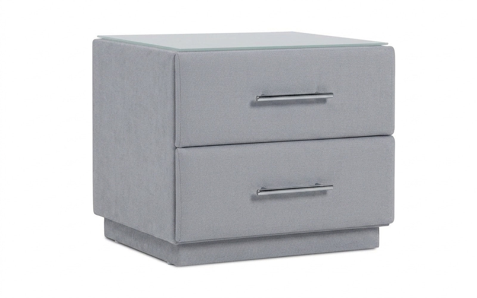 Marco nightstand in Velutto 52 fabric, product photo on white background