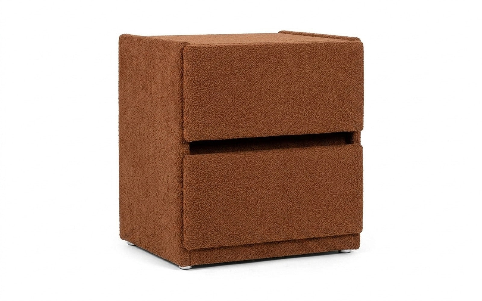Oscar nightstand in Alaska 08 fabric, product photo on white background