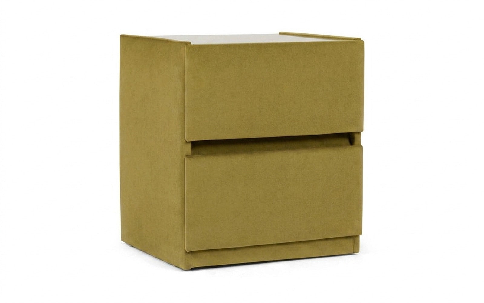 Oscar nightstand in Aura 05 fabric, product photo on white background