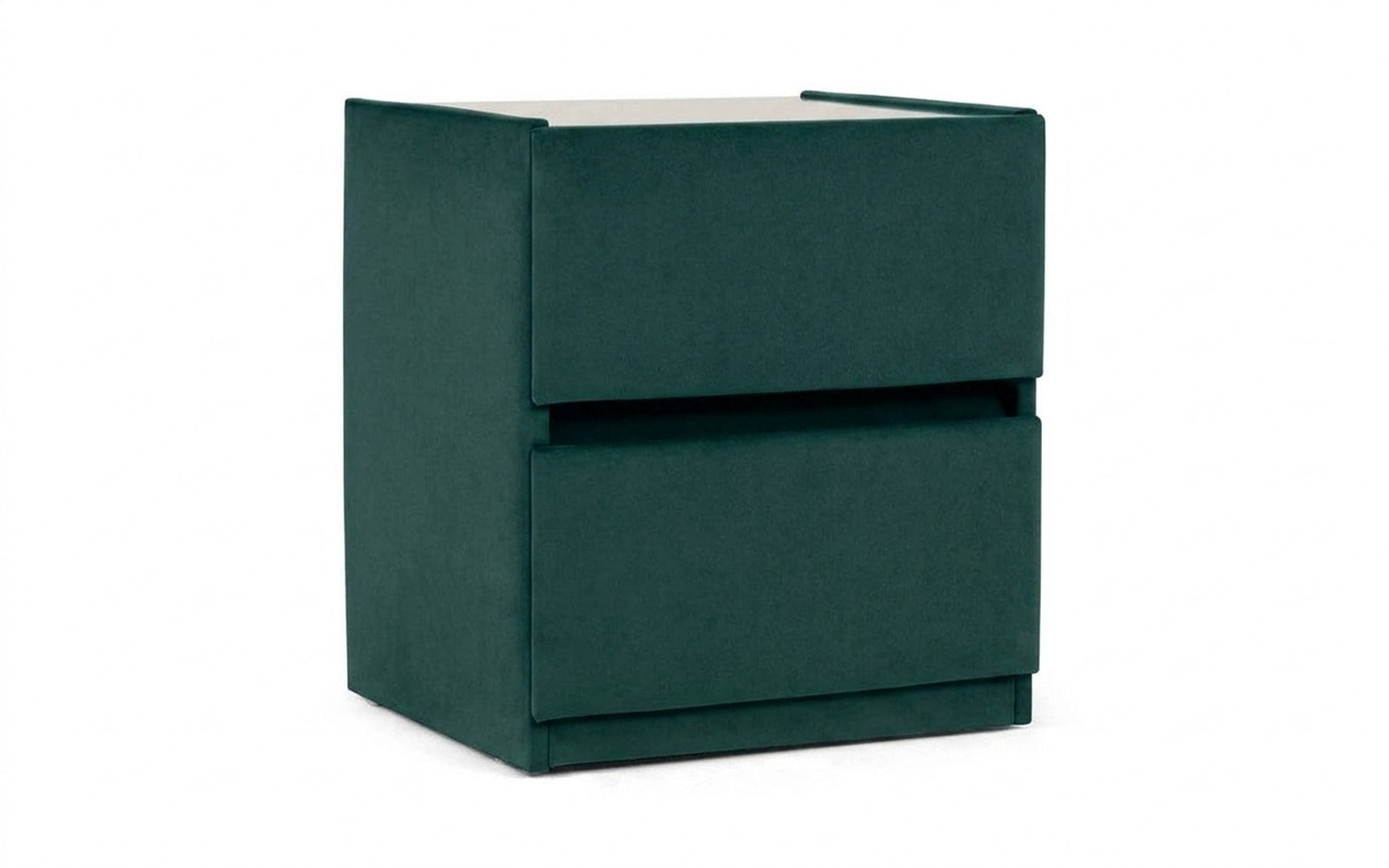 Oscar nightstand in Aura 09 fabric, product photo on white background