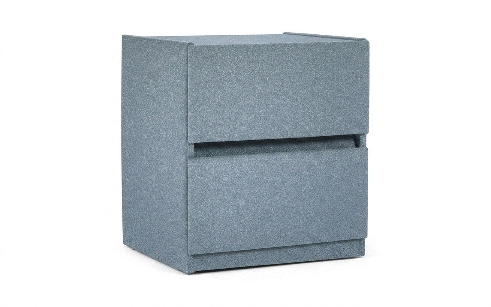 Oscar nightstand in Aura 11 fabric, product photo on white background