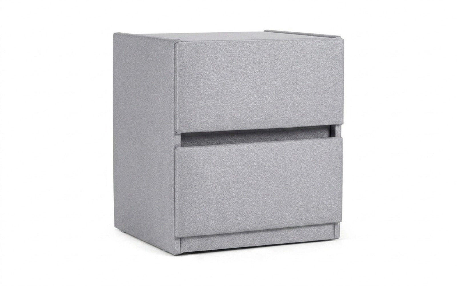 Oscar nightstand in Aura 12 fabric, product photo on white background