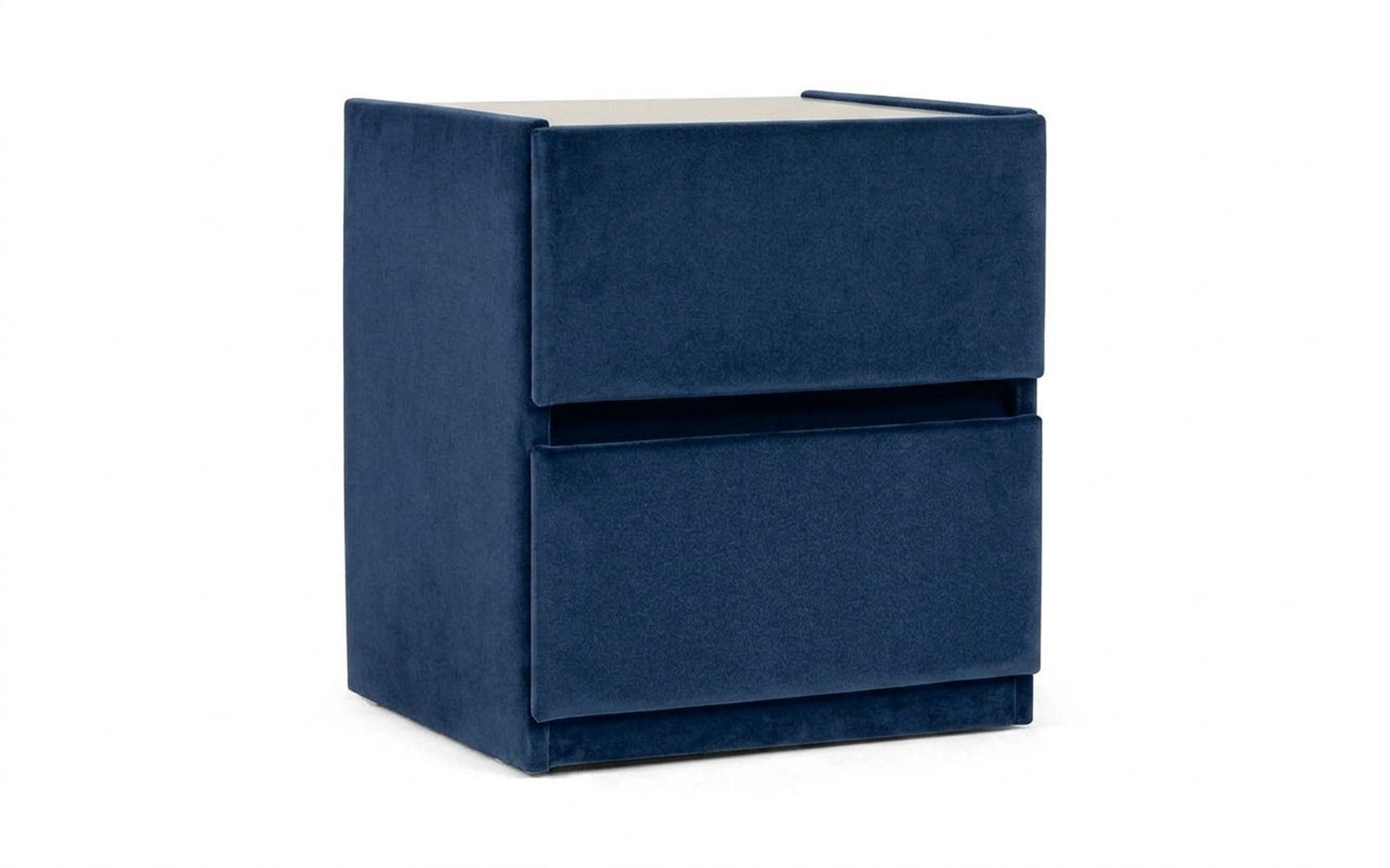 Oscar nightstand in Aura 18 fabric, product photo on white background