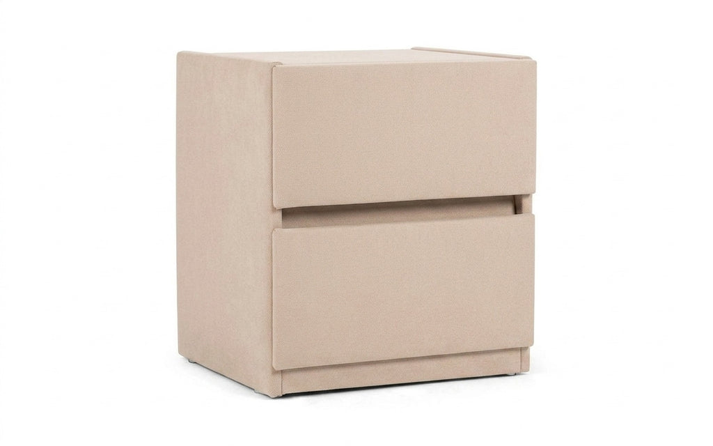 Oscar nightstand in Balance 130 fabric, product photo on white background