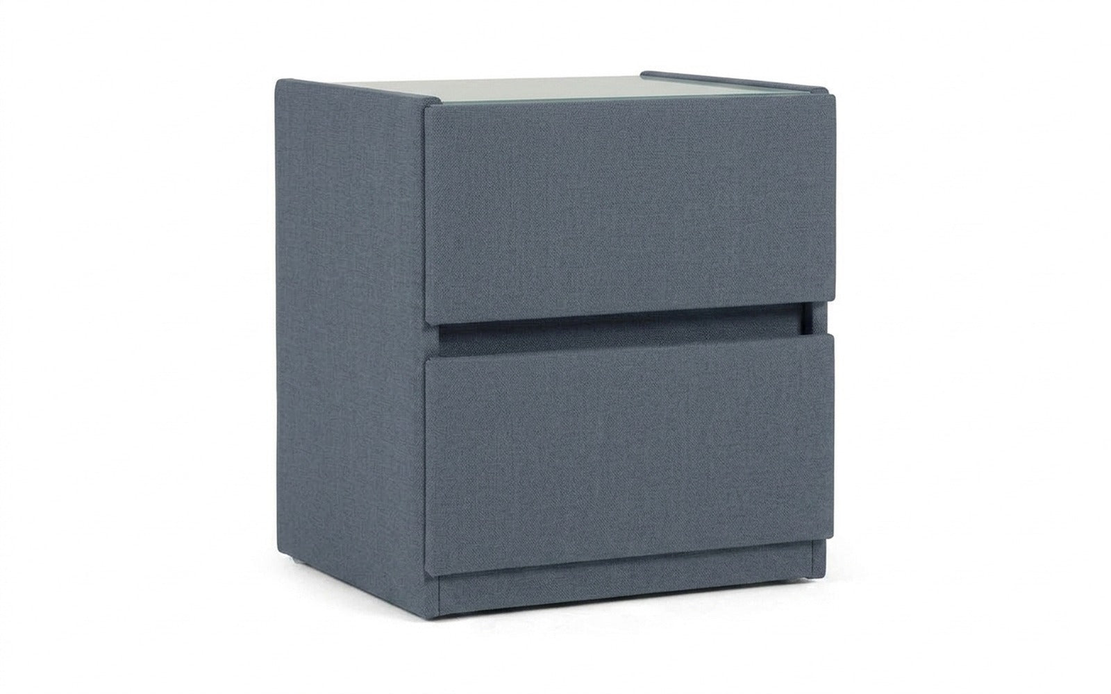 Oscar nightstand in Balance 996 fabric, product photo on white background