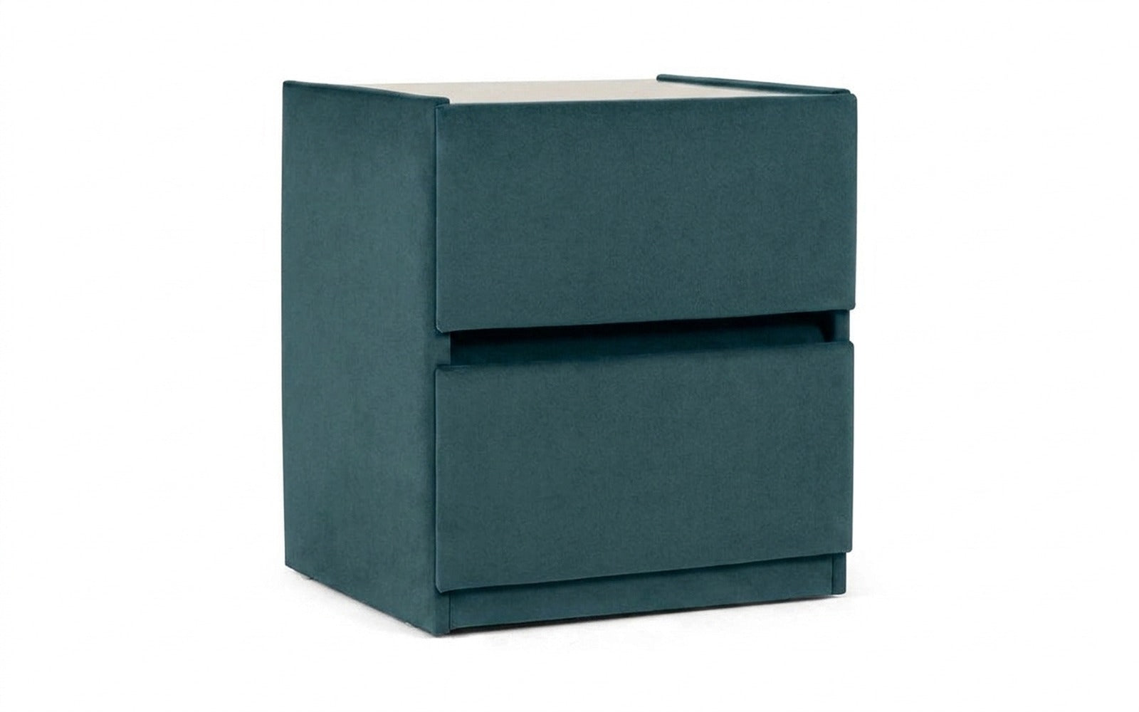 Oscar nightstand in Casanova Seawave fabric, product photo on white background