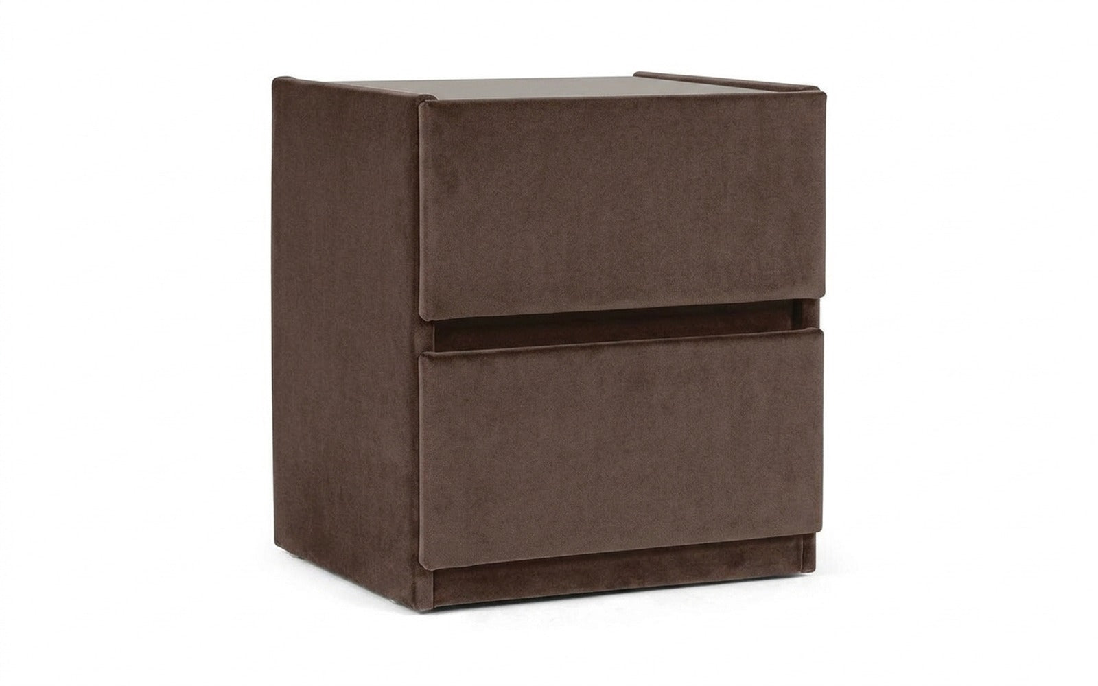 Oscar nightstand in Dumont 31 fabric, product photo on white background