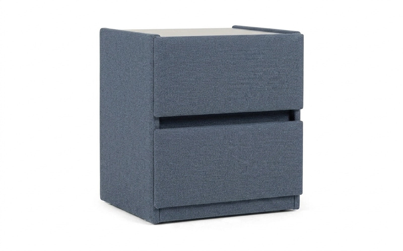 Oscar nightstand in Dumont 32 fabric, product photo on white background